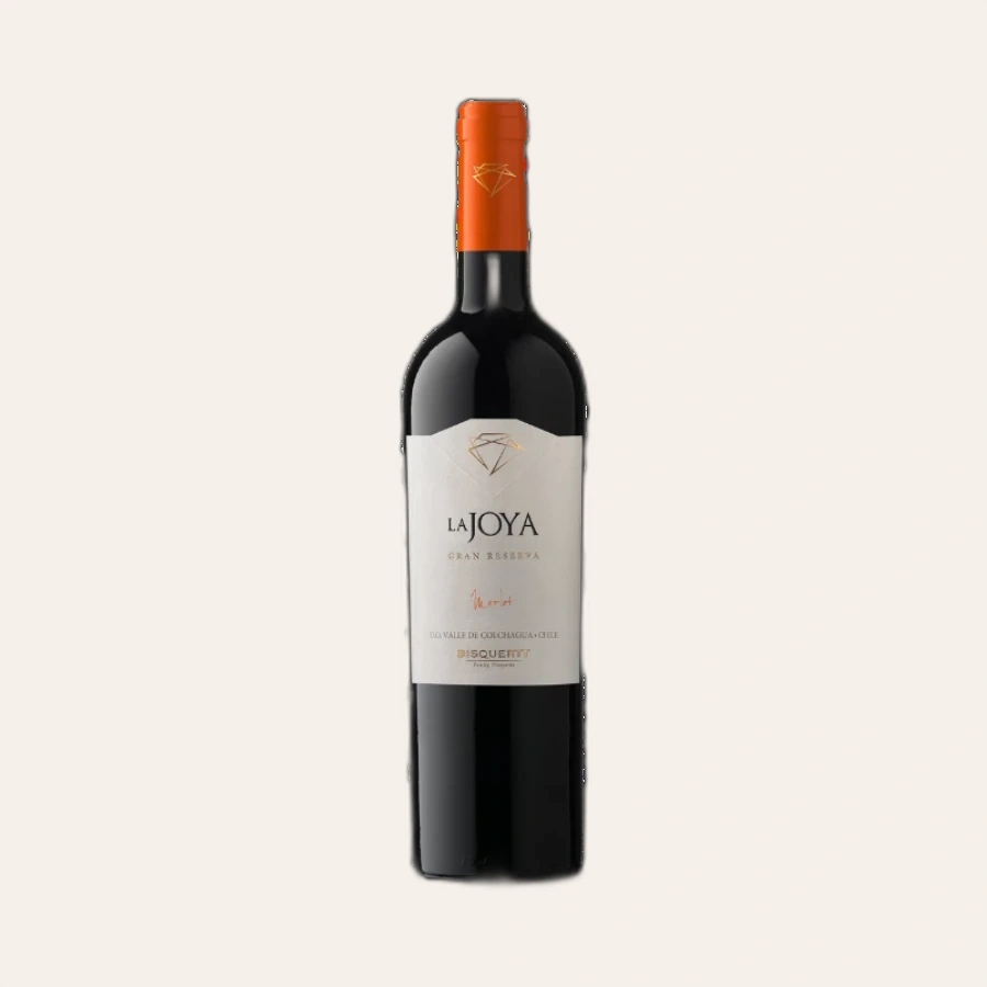 Rượu Vang Đỏ Chile Bisquertt La Joya Gran Reserva Merlot Vegan Sustainable