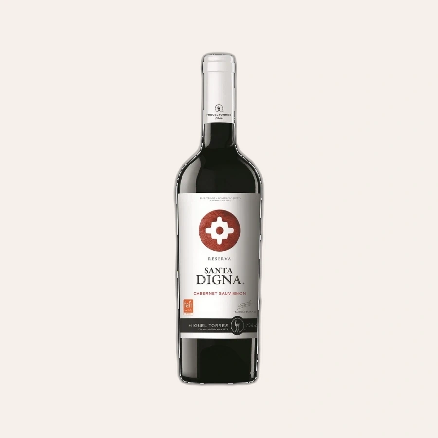Rượu Vang Đỏ Chile Santa Digna Reserva Cabernet Sauvignon 187ml