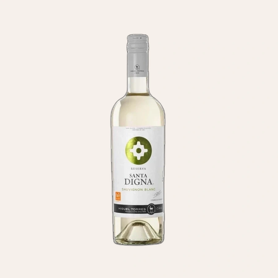Rượu Vang Trắng Chile Miguel Torres Santa Digna Reserva Sauvignon Blanc 187ml