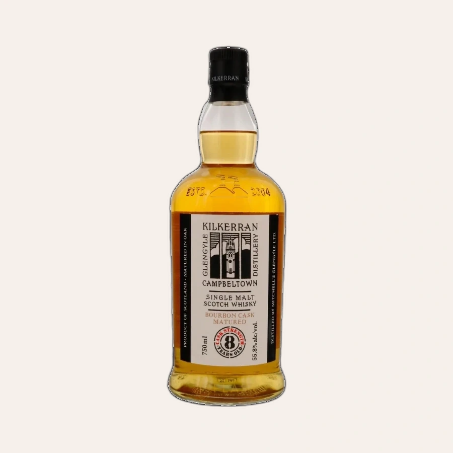 Rượu Whisky Kilkerran 8 Year Old Cask Strength Bourbon Cask