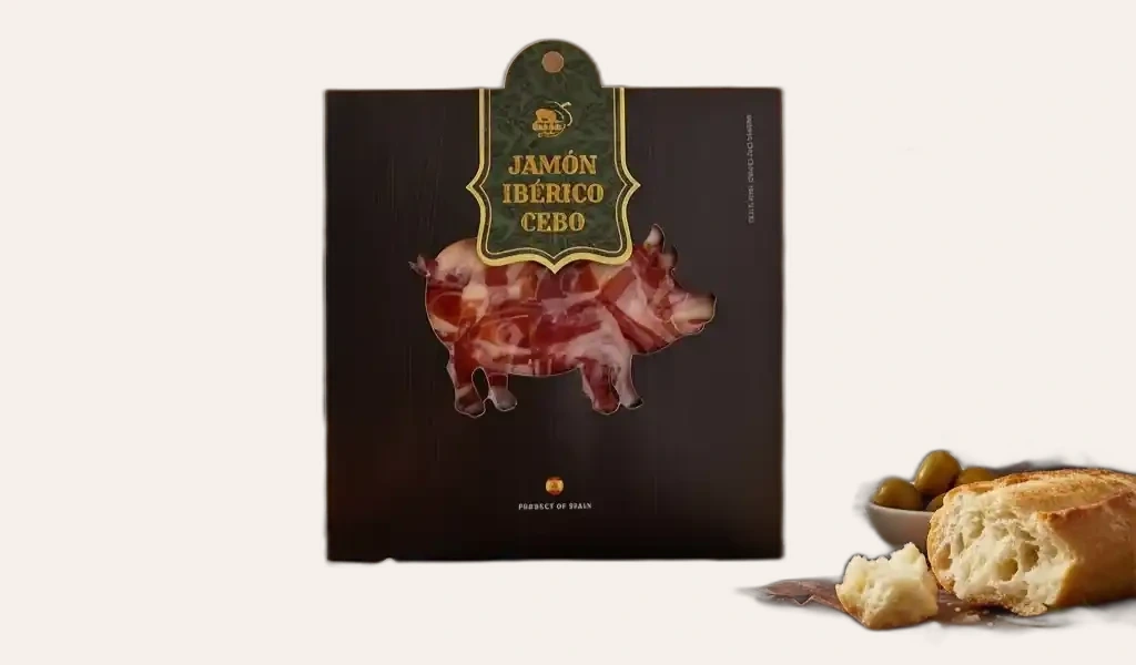 Deraza Iberico Cebo Đùi Sau Cắt Lát 50g Thơm Ngon
