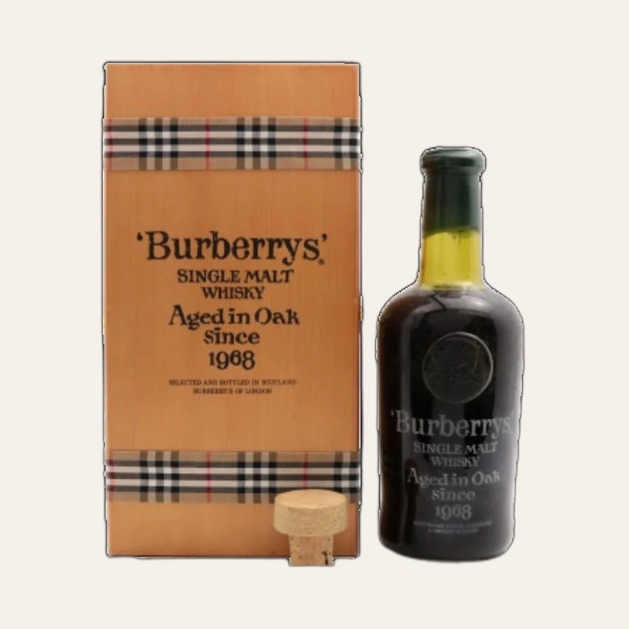 Rượu Whisky Burberry Single Malt Aged In Oak 1968