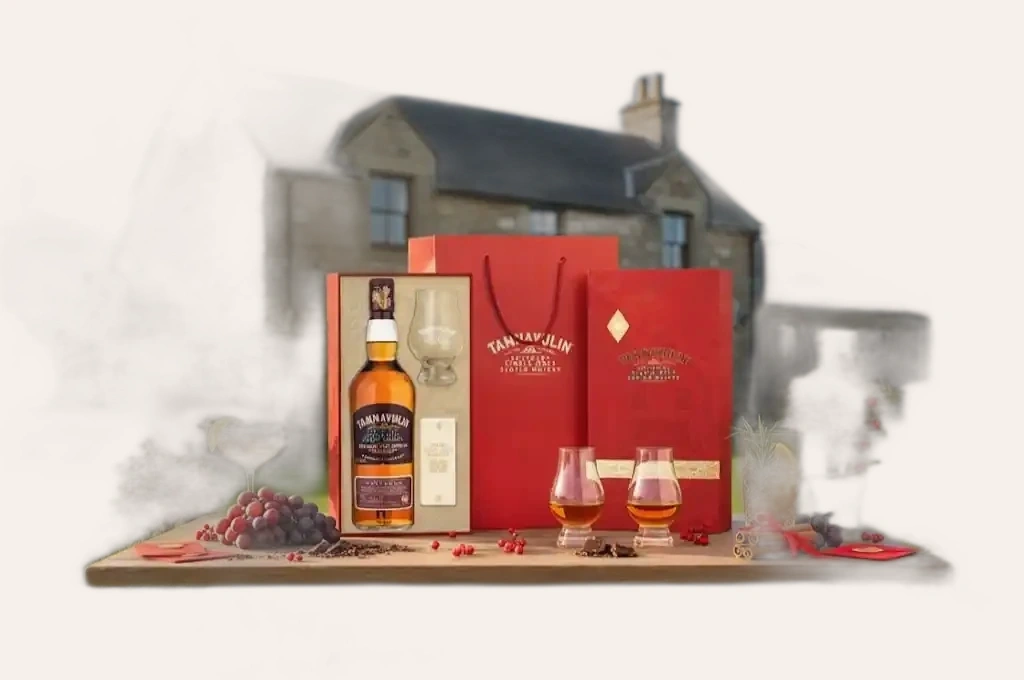 Whisky Tamnavulin Red Wine Cask Hộp Quà Tết 2026 Phức Hợp 