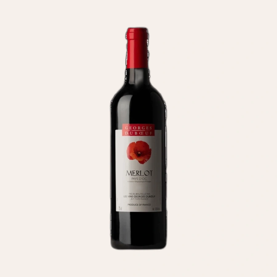 Rượu Vang Đỏ Pháp Georges Duboeuf Collection Blason Merlot