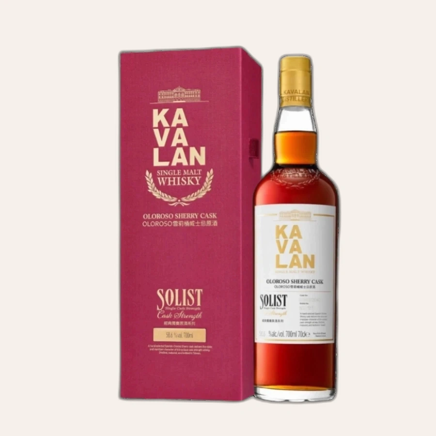 Rượu Whisky Kavalan Solist Sherry Cask Strength
