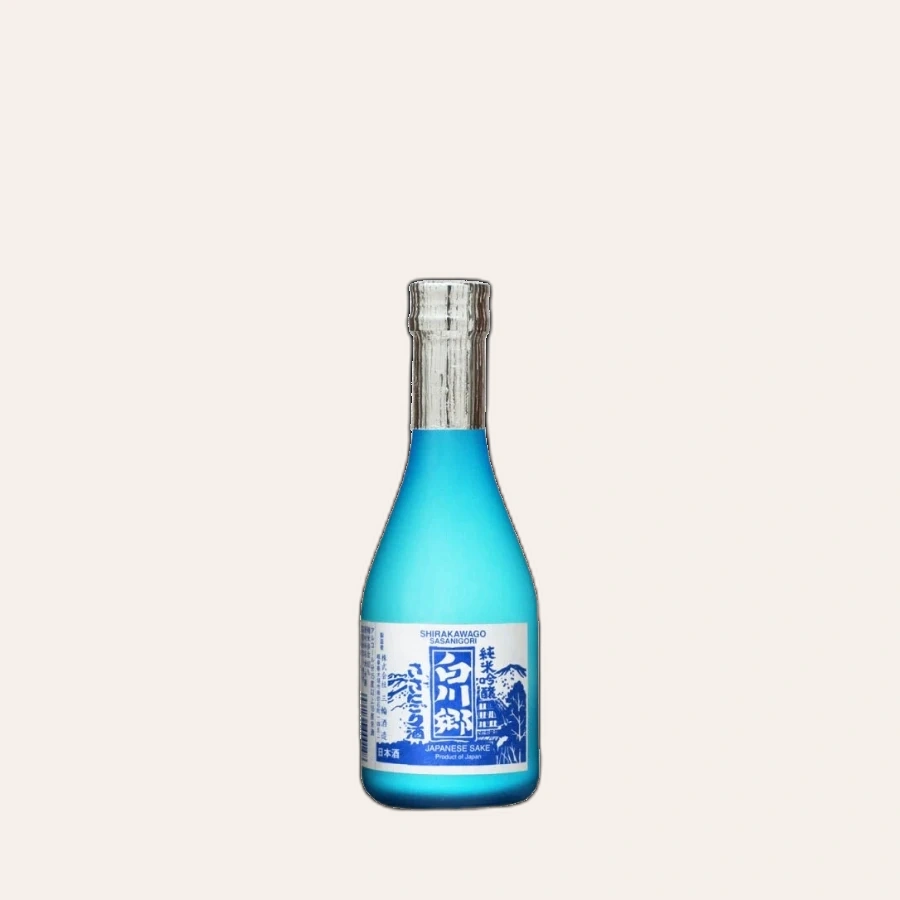 Rượu Sake Nhật Bản Shirakawago Sasanigori Junmai Ginjo 300ml