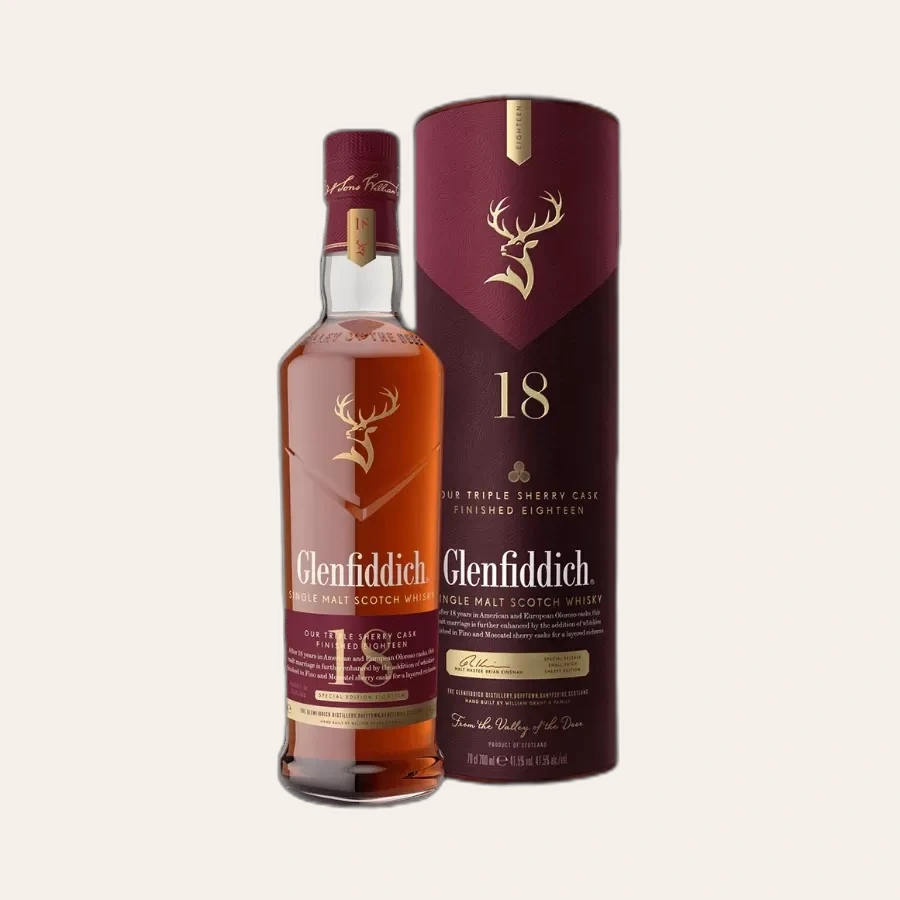 Rượu Whisky Glenfiddich 18 Year Old Triple Sherry Cask