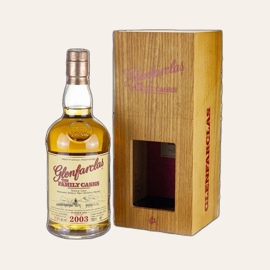 Rượu Whisky Glenfarclas 19 Year Old Family Cask 2003