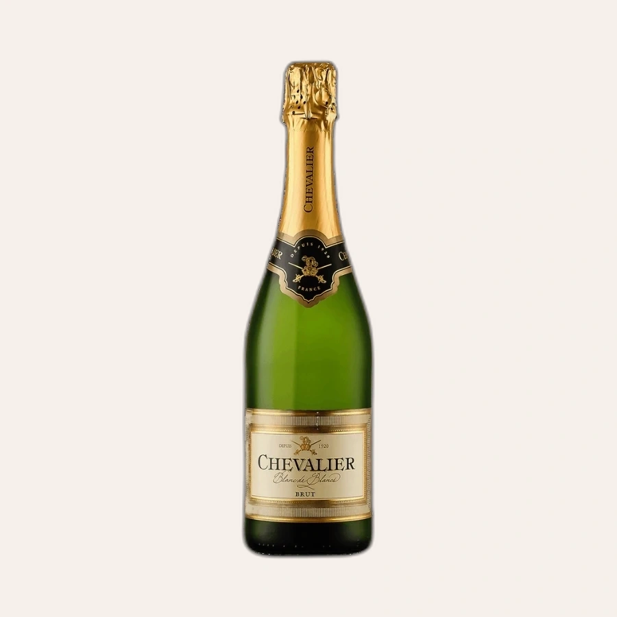 Rượu Sparkling Pháp Chevalier Brut Blanc de Blancs