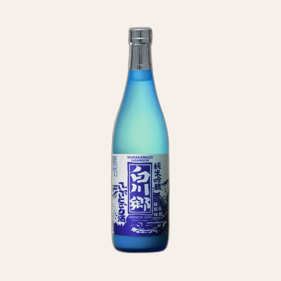 Rượu Sake Nhật Bản Shirakawago Sasanigori Junmai Ginjo