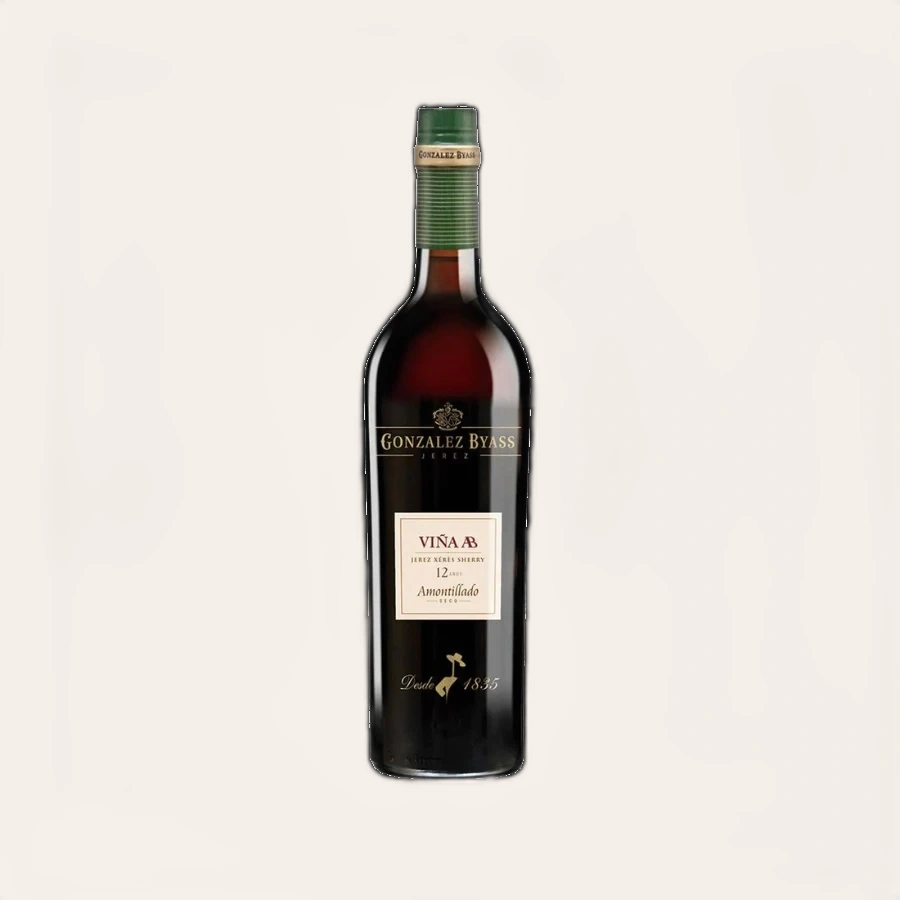 Rượu Vang Trắng Tây Ban Nha Gonzalez Byass Vina AB Amontillado 12 Years