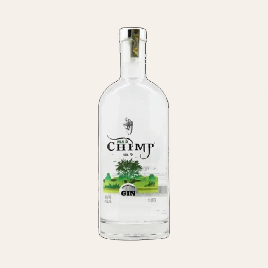 Rượu Gin Pháp Mad Chimp No 9 Extra Dry Gin 1000ml