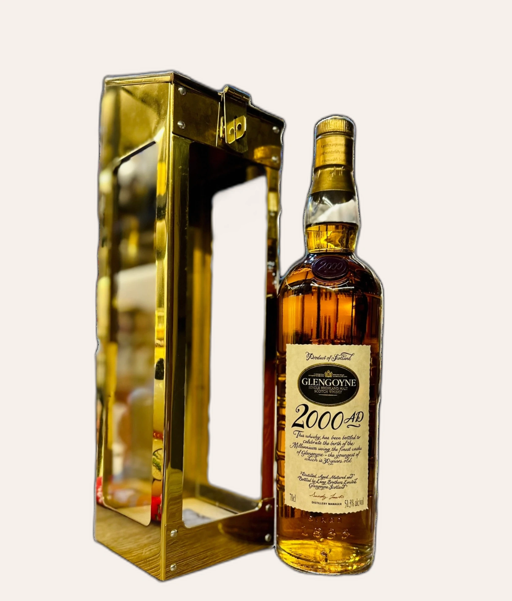 Rượu Whisky Glengoyne 30 Year Old Spirit Safe Edition 2000 AD