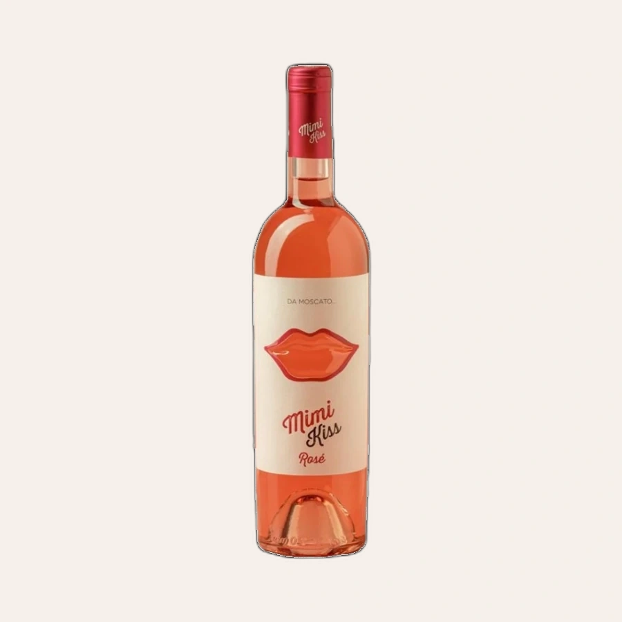 Rượu Vang Hồng Ý Mimi Kiss Rose Da Moscato