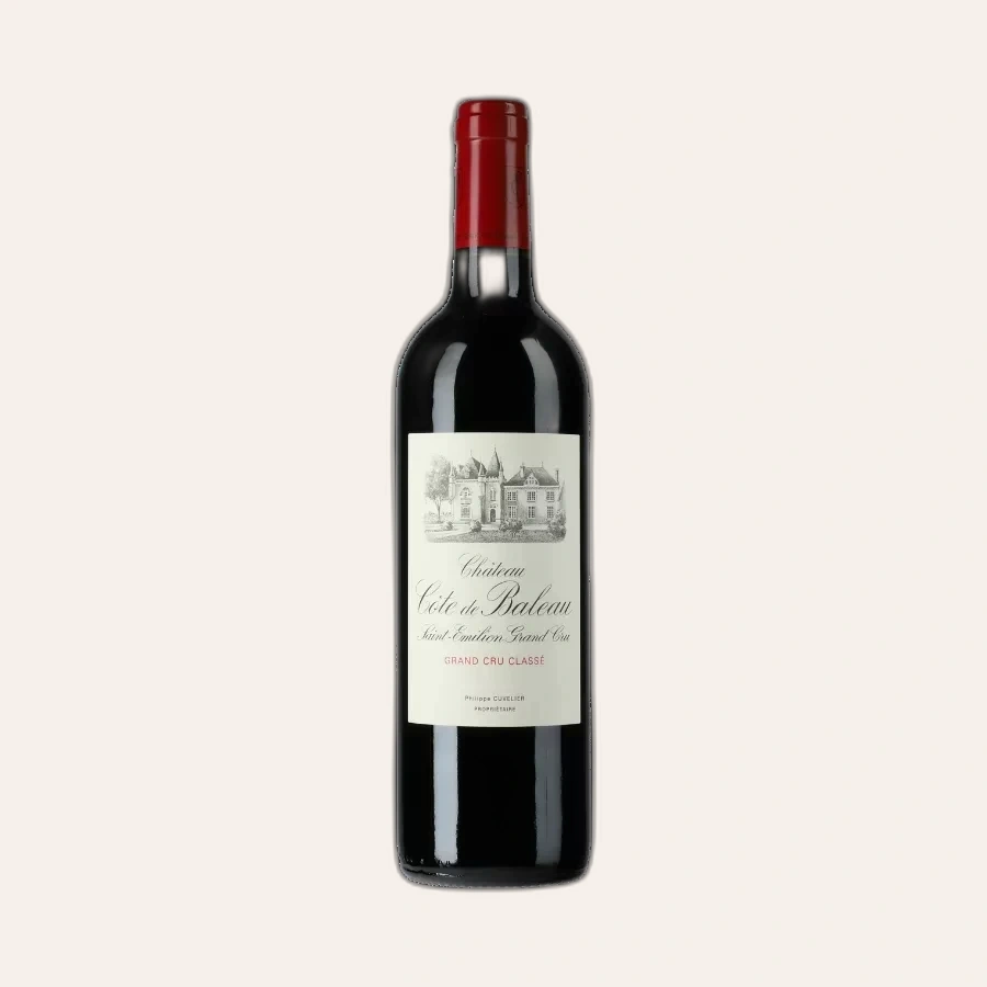 Rượu Vang Đỏ Pháp Chateau Cote de Baleau Grand Cru Classé 2020