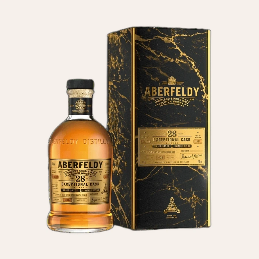 Rượu Whisky Aberfeldy 28 Year Old Exceptional Cask Oloroso Sherry Cask Limited Edition