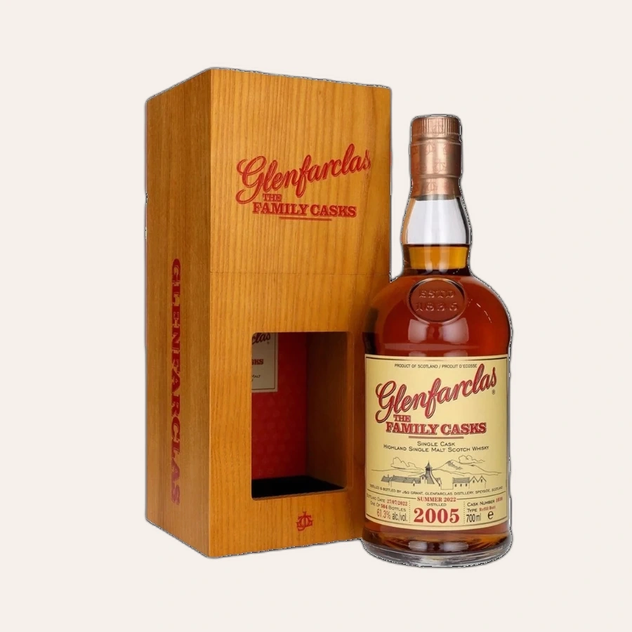 Rượu Whisky Glenfarclas 17 Year Old Family Casks 2005