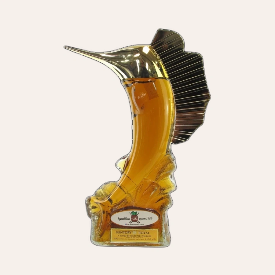 Rượu Whisky Nhật Suntory Royal Hawaiin Open 1989 United Airlines