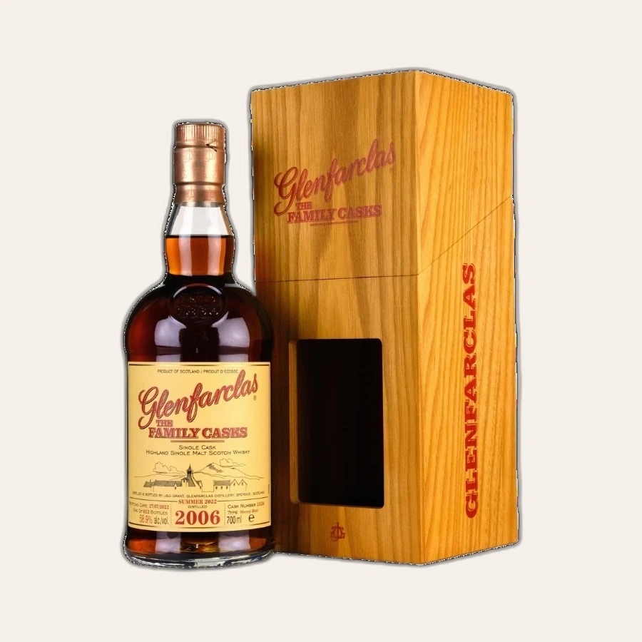 Rượu Whisky Glenfarclas 16 Year Old Family Casks 2006
