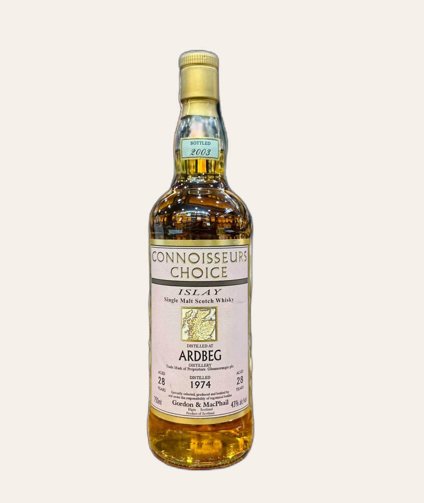 Rượu Whisky Ardbeg 28 Year Old Vintage 1974 Gordon & Macphail