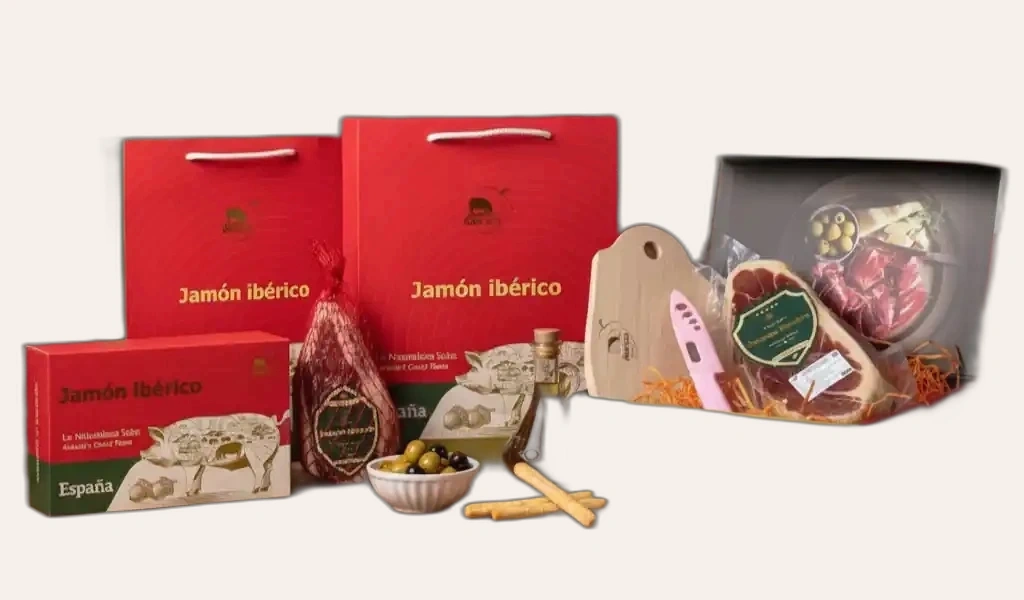Hộp Quà Iberico Cebo Đùi Trước Không Xương Giá Trị