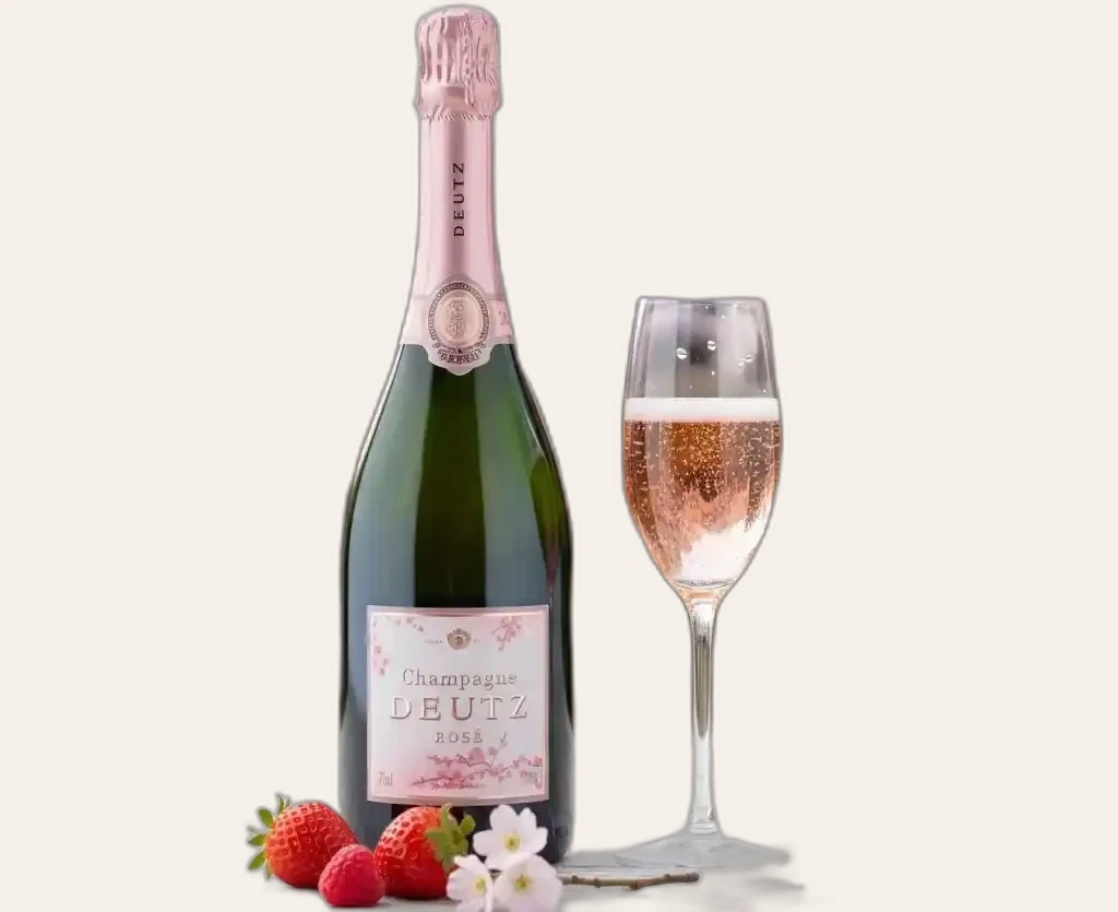 Rượu Champagne Pháp Deutz Brut Classic Rose Sakura Êm Ái