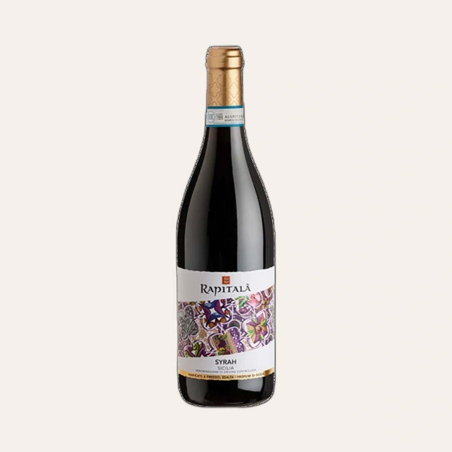 Rượu Vang Đỏ Ý TENUTA RAPITALA Nero D’Avola Sicilia DOC