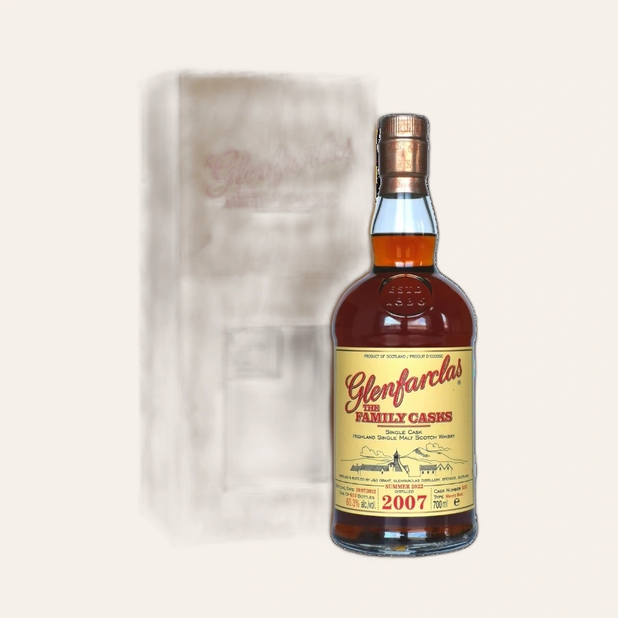 Rượu Whisky Glenfarclas 15 Year Old Family Cask 2007