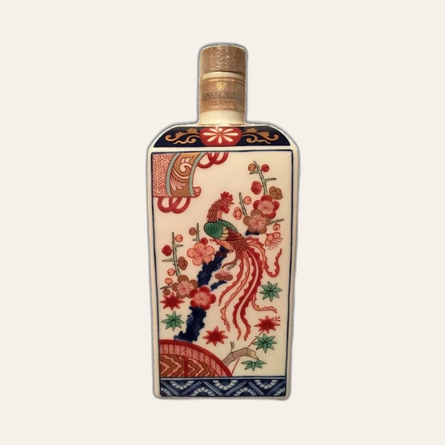 Rượu Whisky Nhật Suntory 22 Year Old Peony Phoenix Arita Ceramic Decanter 1992