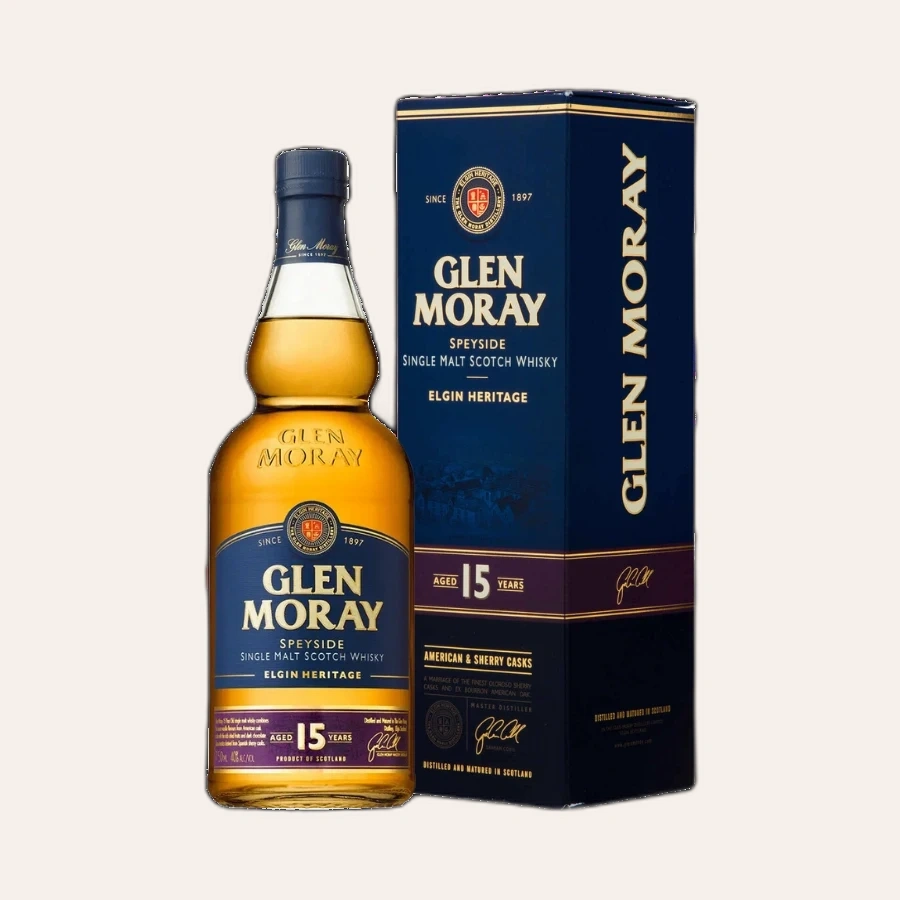 Rượu Whisky Glen Moray 15 Year Old