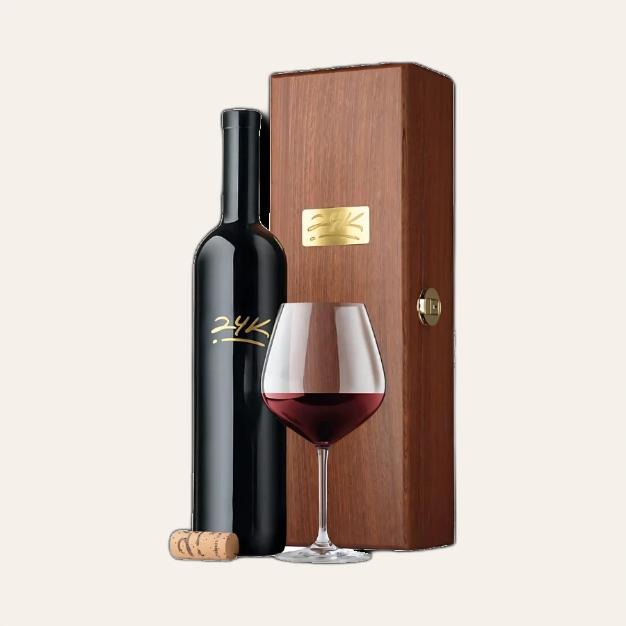 Rượu Vang Đỏ Ý Plozza 24K Hi End