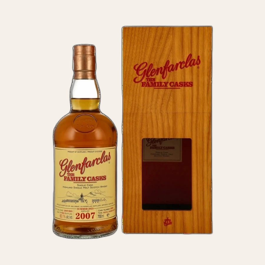 Rượu Whisky Glenfarclas 16 Year Old Family Casks 2007