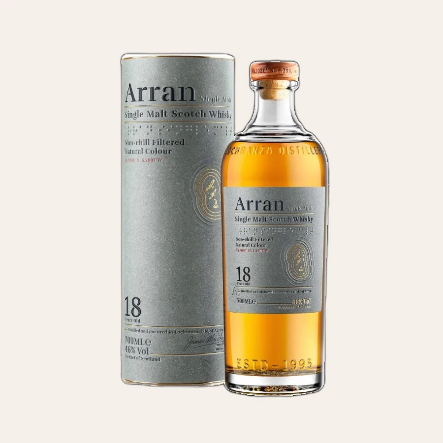 Rượu Whisky Arran 18 Year Old
