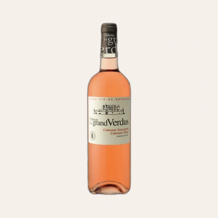 Rượu Vang Hồng Pháp Chateau Le Grand Verdus Rose Bordeaux