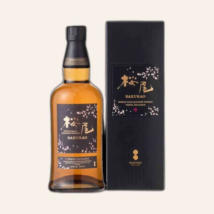 Rượu Whisky Nhật Sakurao Single Malt Travel Exclusive