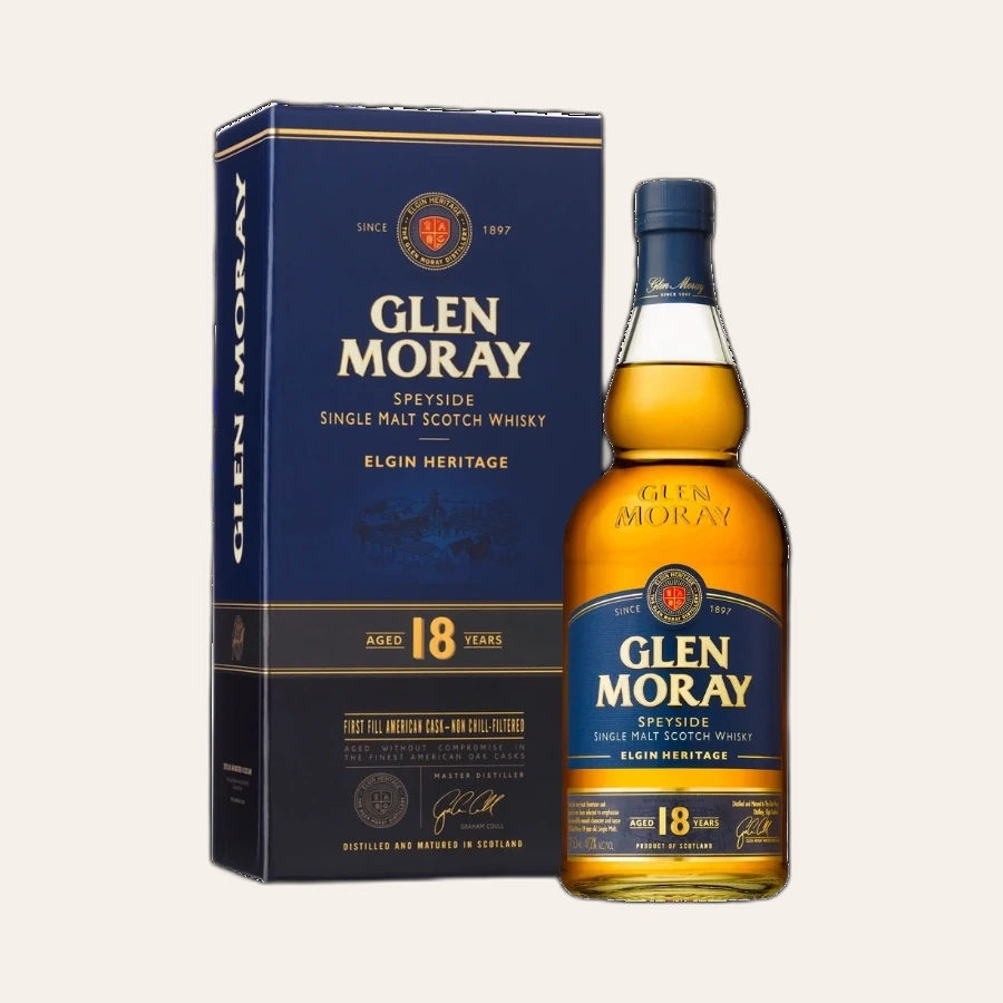 Rượu Whisky Glen Moray 18 Year Old