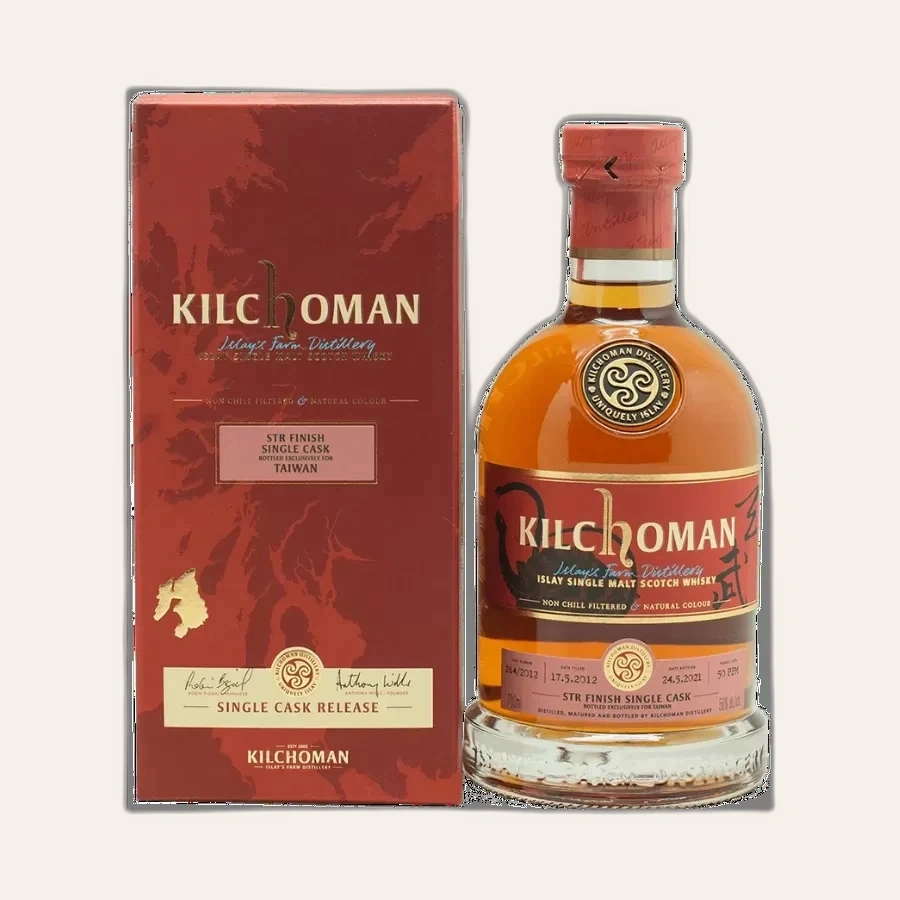 Rượu Whisky Kilchoman Bourbon STR Single Cask 2012