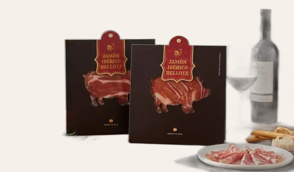 Đùi Heo Muối Deraza Iberico Bellota Đùi Sau Cắt Lát Đậm Vị