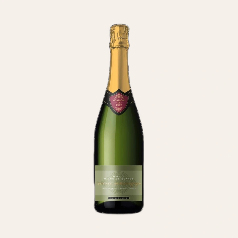 Rượu Sparkling Pháp Vignerons de Buxy Cremant de Bourgogne Brut Blanc de Blancs