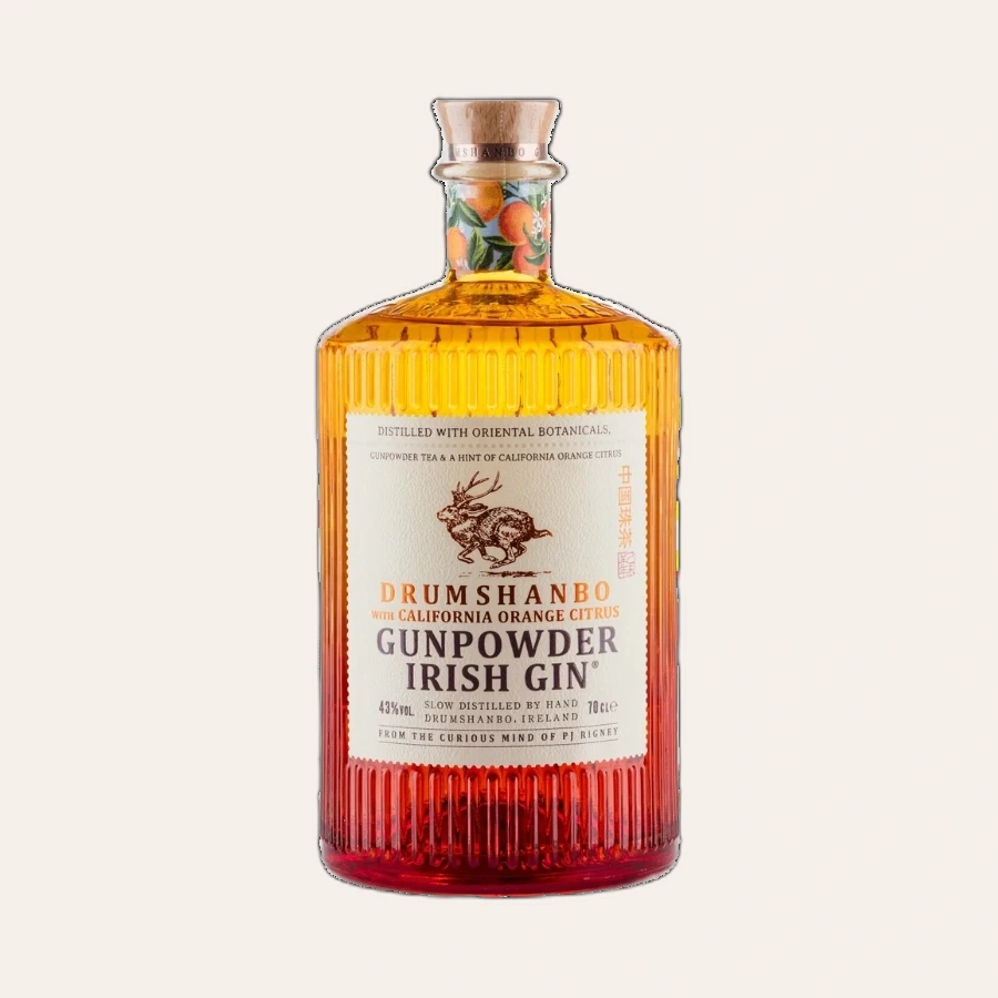 Rượu Gin Ireland Gunpowder Drumshanbo Californian Orange