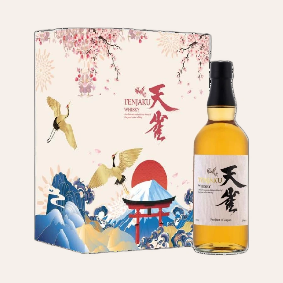 Rượu Whisky Tenjaku Blended Malt Japanese Whisky Hộp Quà Tết 2026
