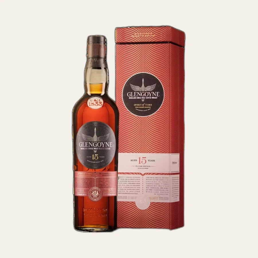 Rượu Whisky Glengoyne 15 Year Old PX Cask Edition Travel Retail Exclusive