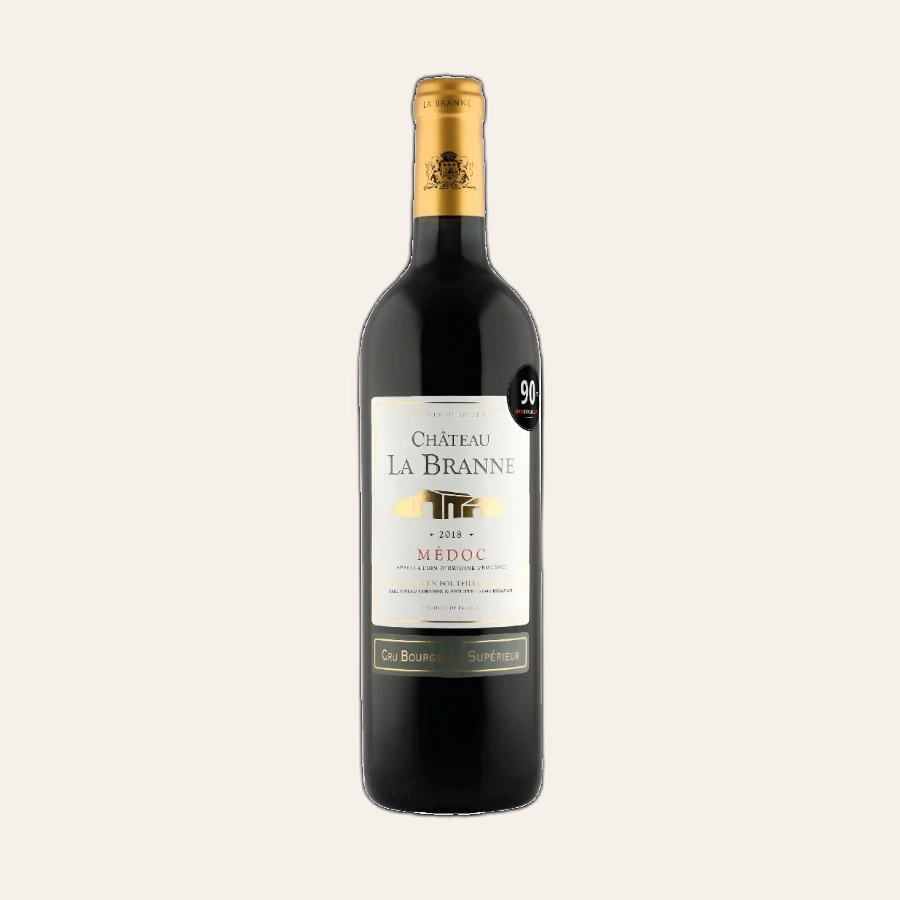 Rượu Vang Đỏ Pháp Chateau La Branne Medoc Cru Bourgeois Superieur