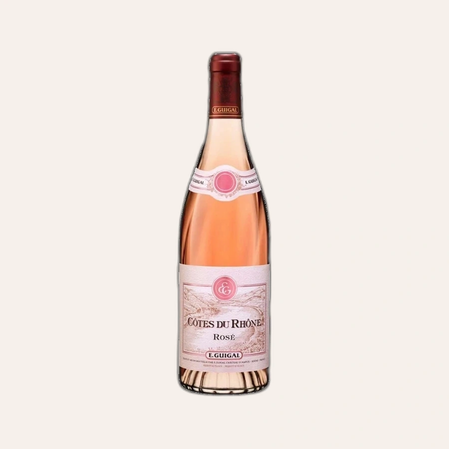 Rượu Vang Hồng Pháp E.Guigal Cotes du Rhone Rose