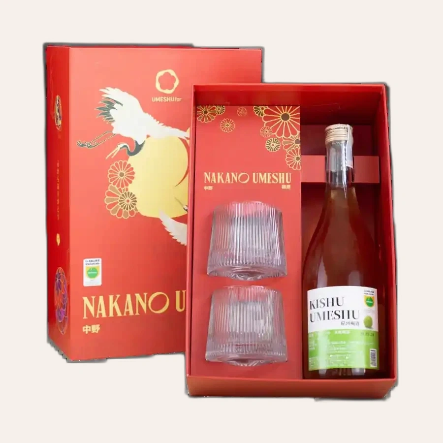 Rượu Mơ Nhật Umeshu Nakano Kishu Vị Truyền Thống Hộp Quà Tết 2026