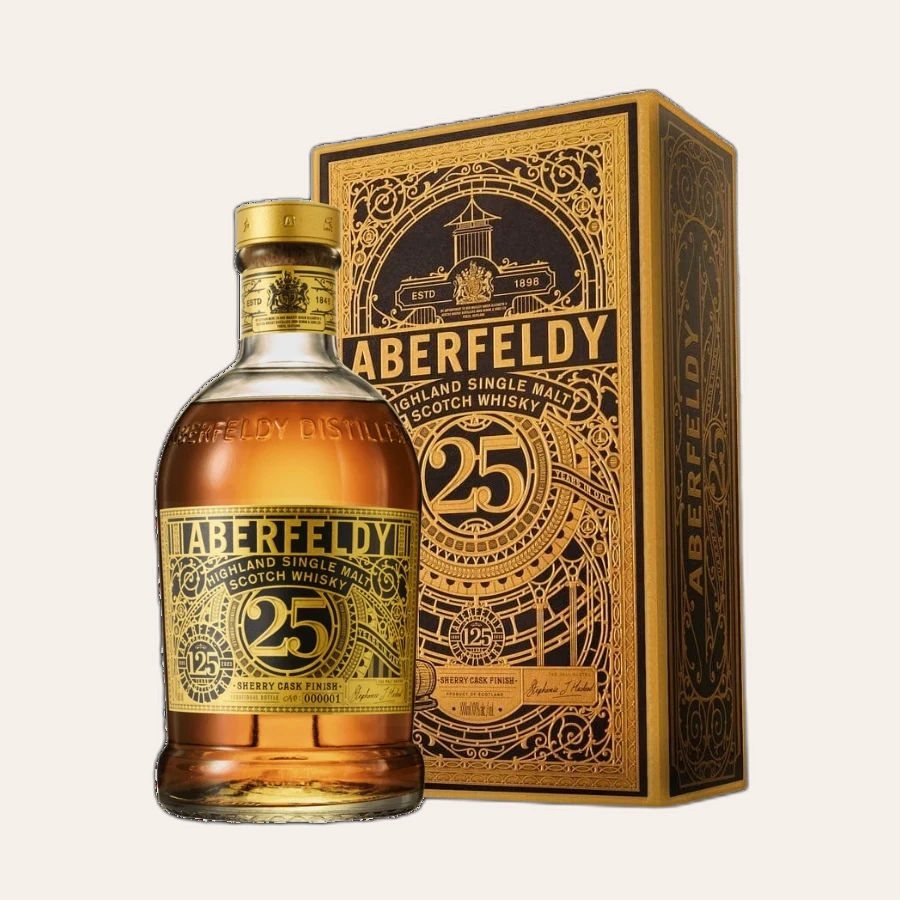 Rượu Whisky Aberfeldy 25 Year Old 125th Anniversary Limited Edition