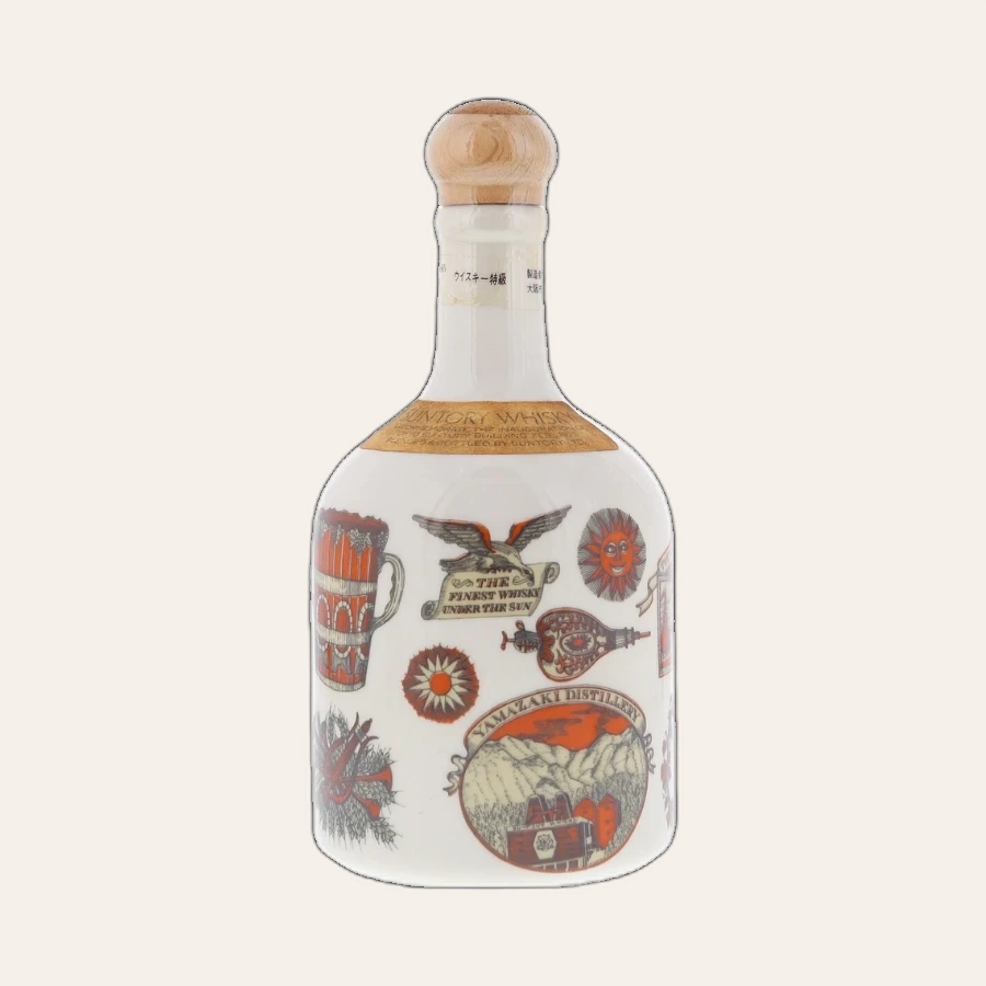 Rượu Whisky Nhật Suntory Yamazaki Pottery Bottle 1975