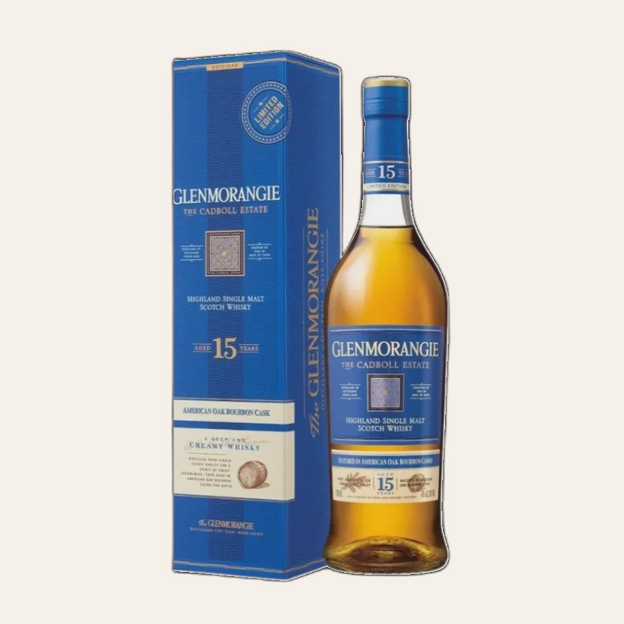 Rượu Whisky Glenmorangie The Cadboll Estate 15 Year Old Batch No. 2