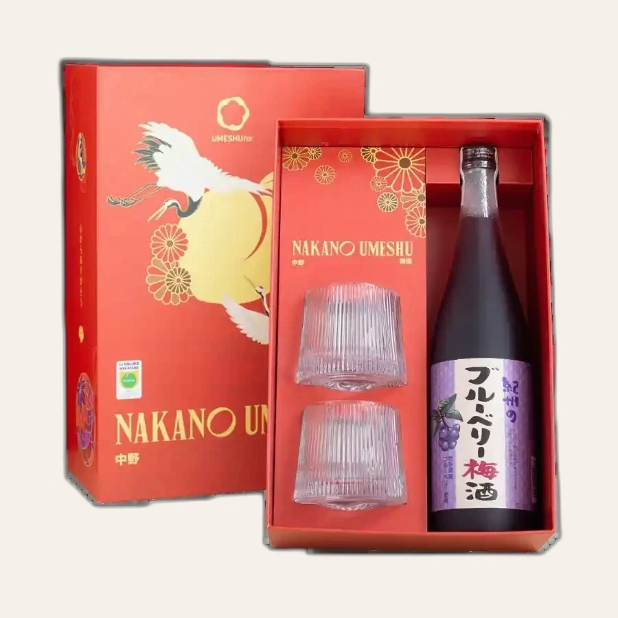 Rượu Mơ Nhật Umeshu Nakano Blueberry Vị Việt Quất Hộp Quà Tết 2026