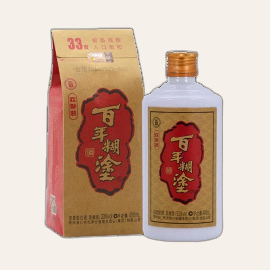 Rượu Bách Niên Hồ Đồ 450ml 33%/ Bainian Hutu/ 百年糊涂